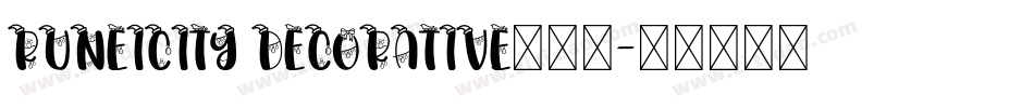 Runeicity Decorative转换器字体转换